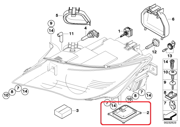 GENUINE Xenon Headlight Headlamp Ballast Control Unit ECU Module For BMW - Image 3